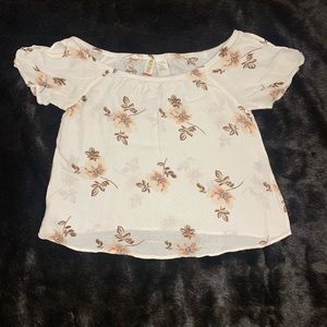 Off the shoulder blouse